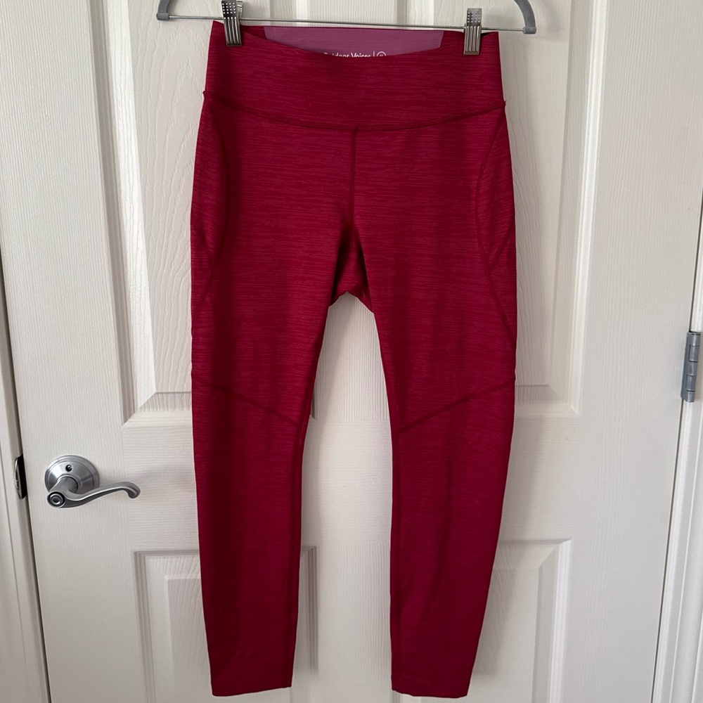 Outdoor Voices Leggings - M - Dark Red/Cranberry - RN147908